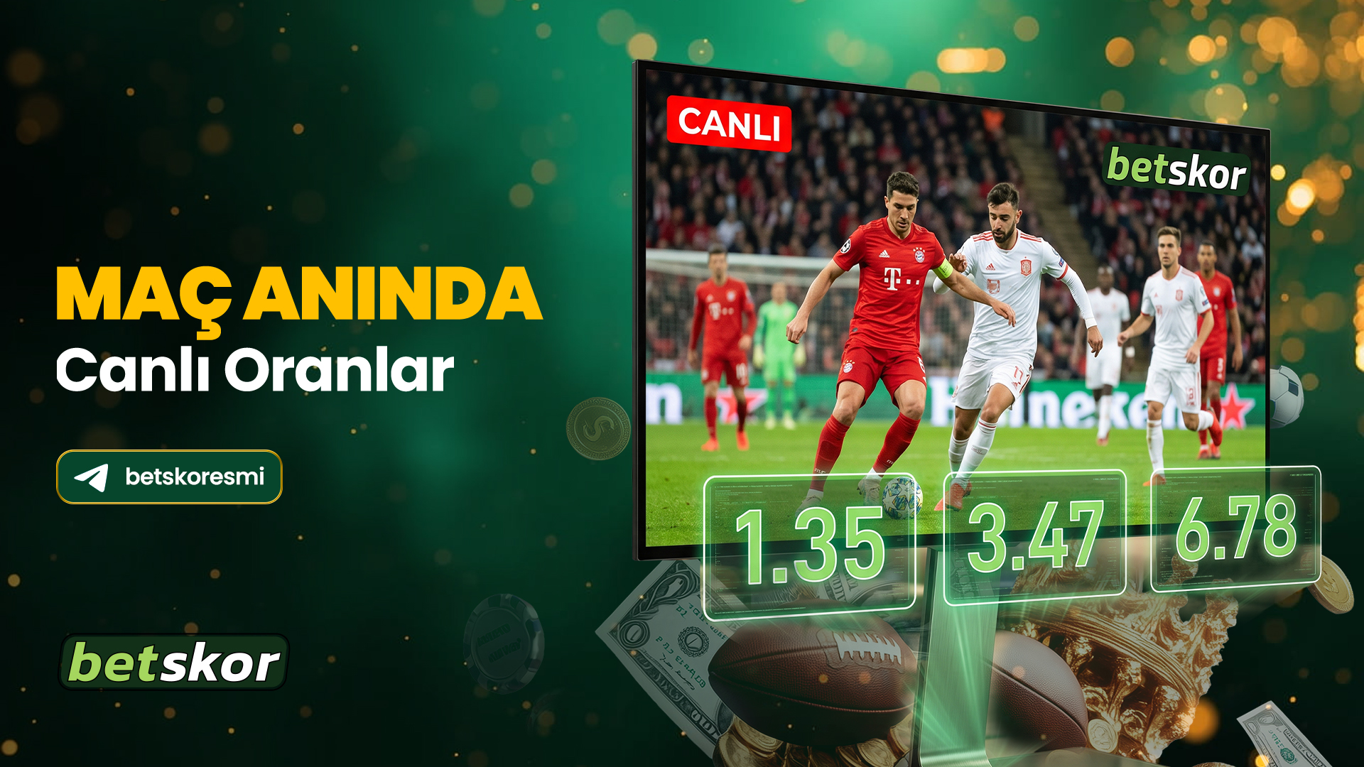 Mac Aninda Canli Oranlar